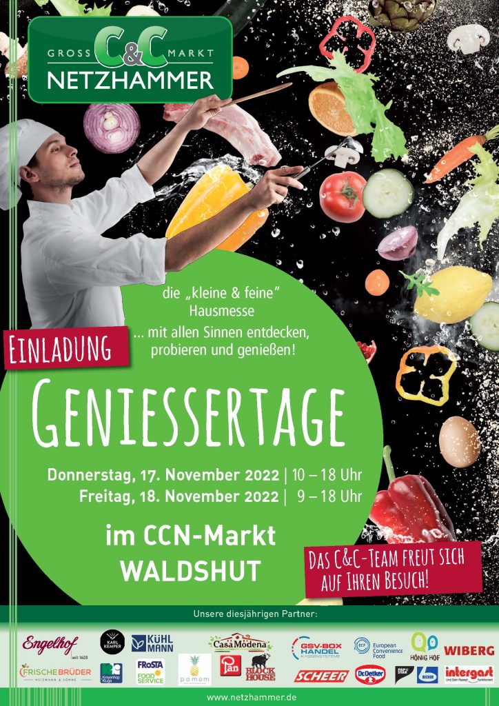 Plakat Genießertage in Waldshut-Tiengen