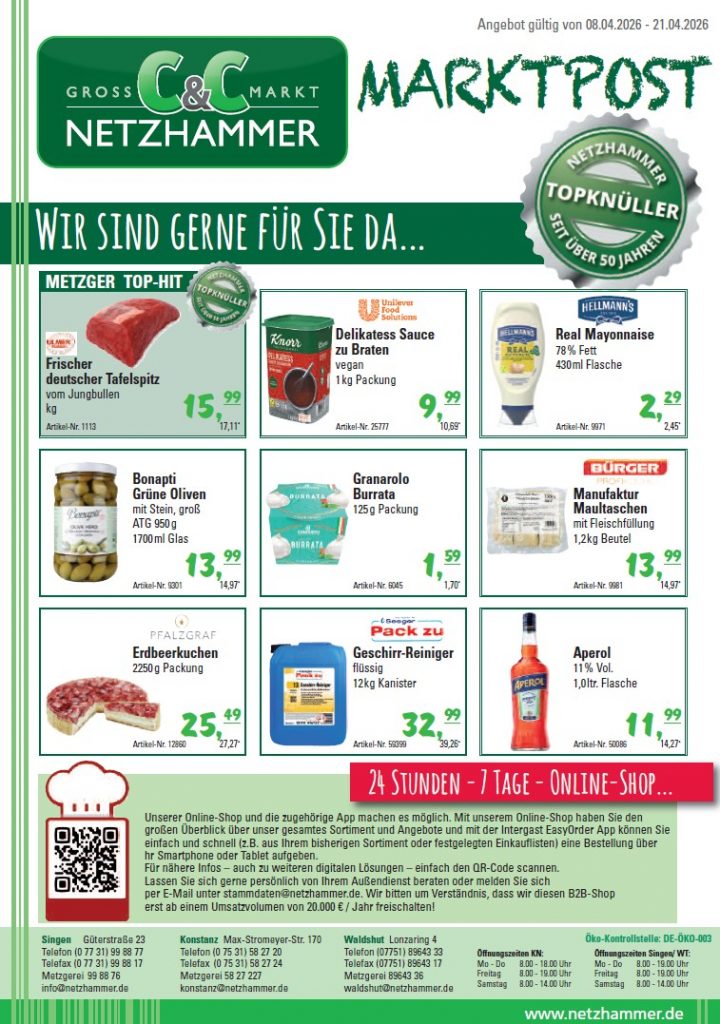 Angebot Markzpost KW15-16