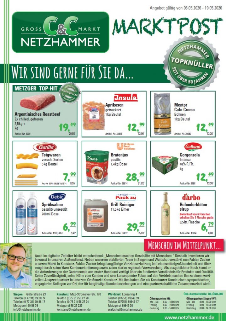 Angebot Marktpost KW19-20