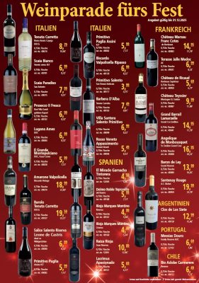 Angebot Wein des Monats Dezember