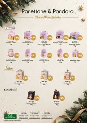 Flyer Panettone Pandoro